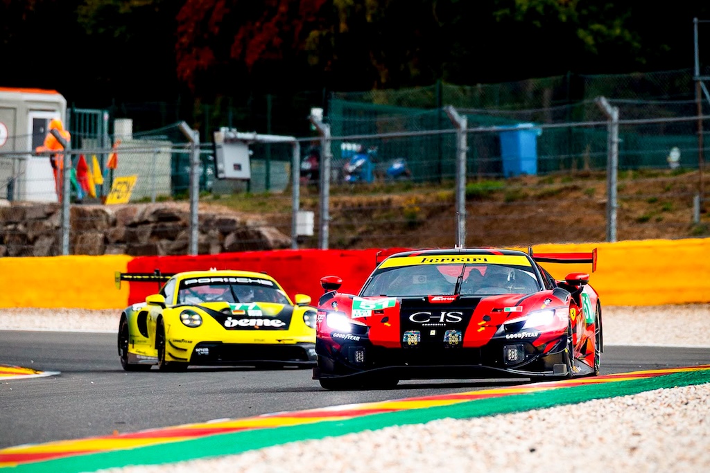 Conrad Laursen klar til GT3-kamp på Spa-Francorchamps.
(Foto: AF Corse)